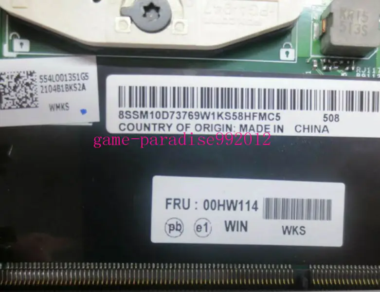 Základní deska Lenovo 00HW114
