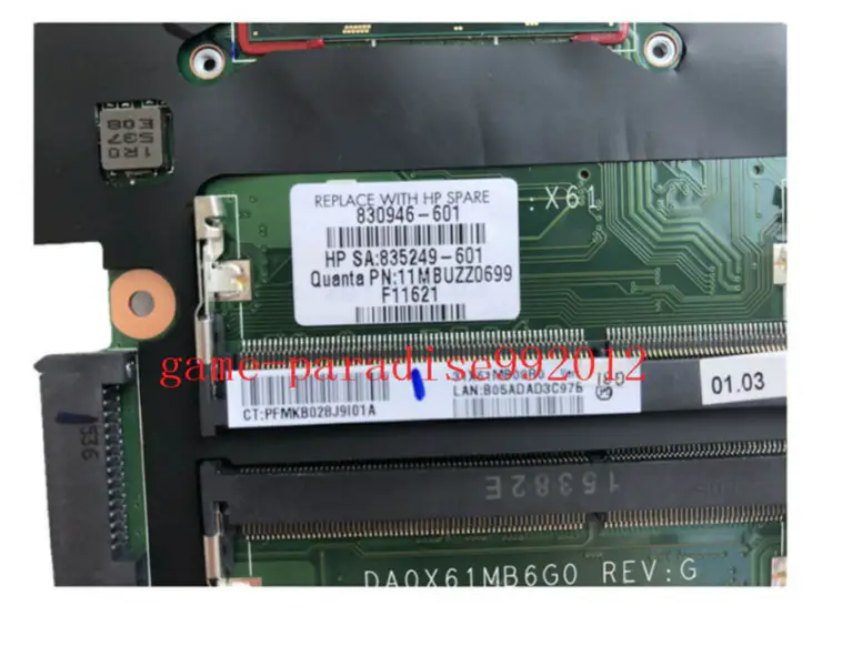 Základní deska HP 830946-601