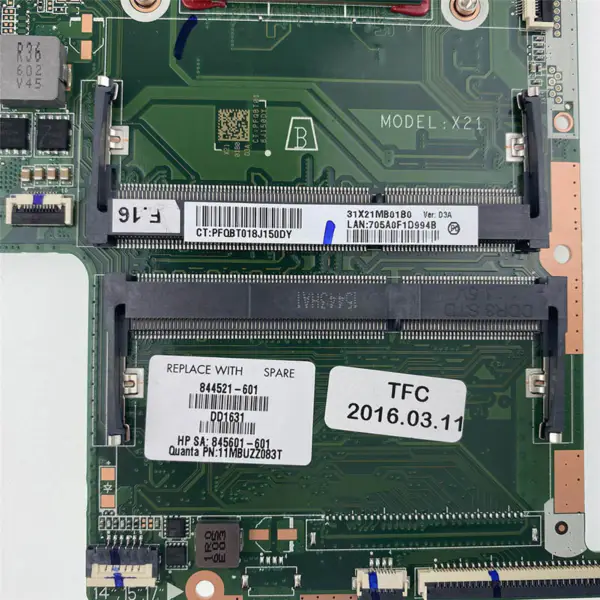 Základní deska HP 15-AB 15Z-AB 17-G AMD 844521-001 844521-601 DA0X21MB6D0