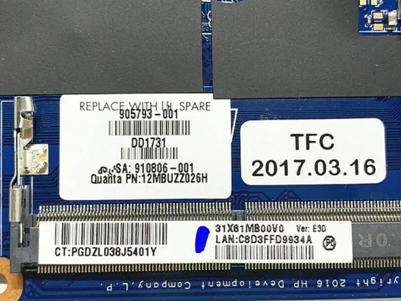 Základní deska HP 905793-601