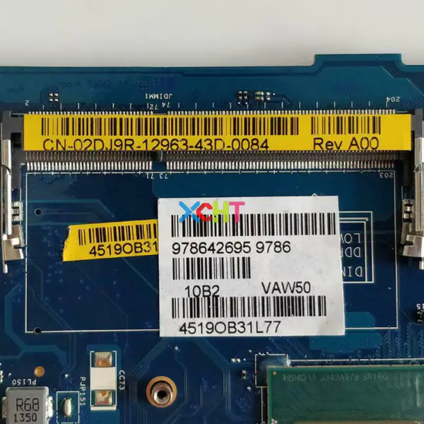 Dell 02DJ9R VAW50 LA-A101P motherboard