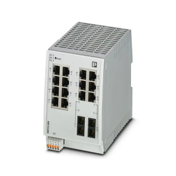 Phoenix FL SWITCH 2214-2FX 2702905 Průmyslový ethernetový přepínač