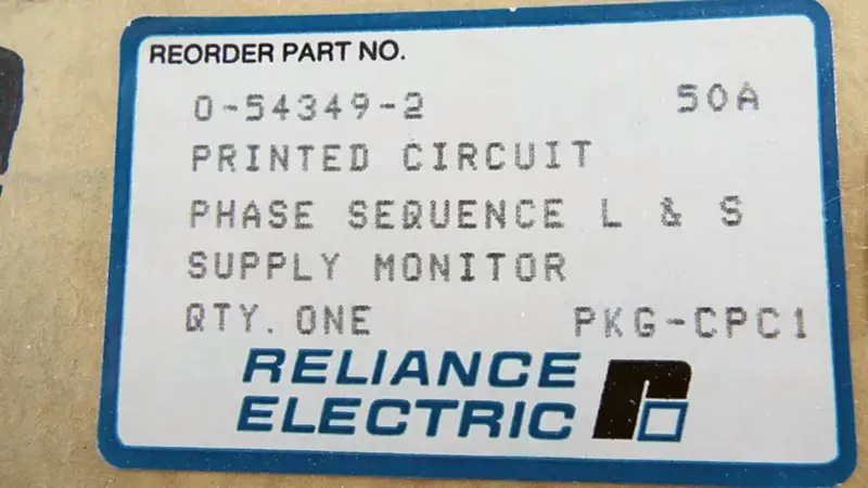 Reliance Electric 0-54349-2
