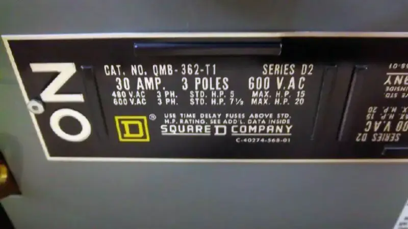 SQUARE D QMB362T1