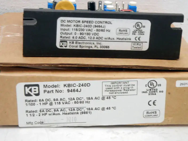 KB ELECTRONICS KBIC-240D stejnosměrné pohony