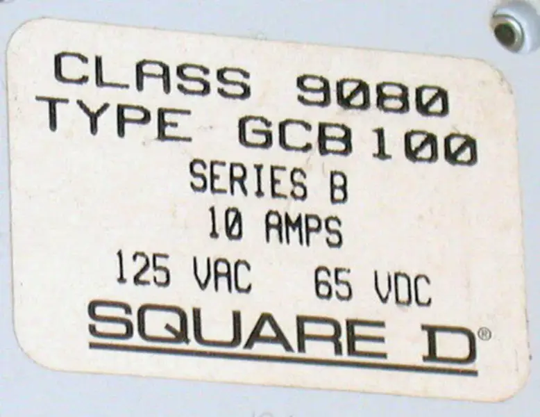 Square D 9080GCB100