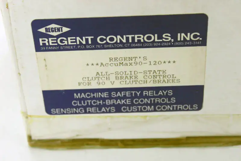 REGENT CONTROLS ACCUMAX90-120