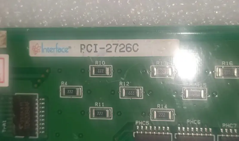 Rozhraní PCI-2726C DAQ karta