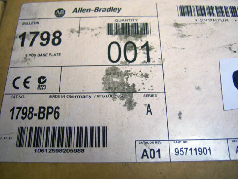 Allen-Bradley 1798-BP6