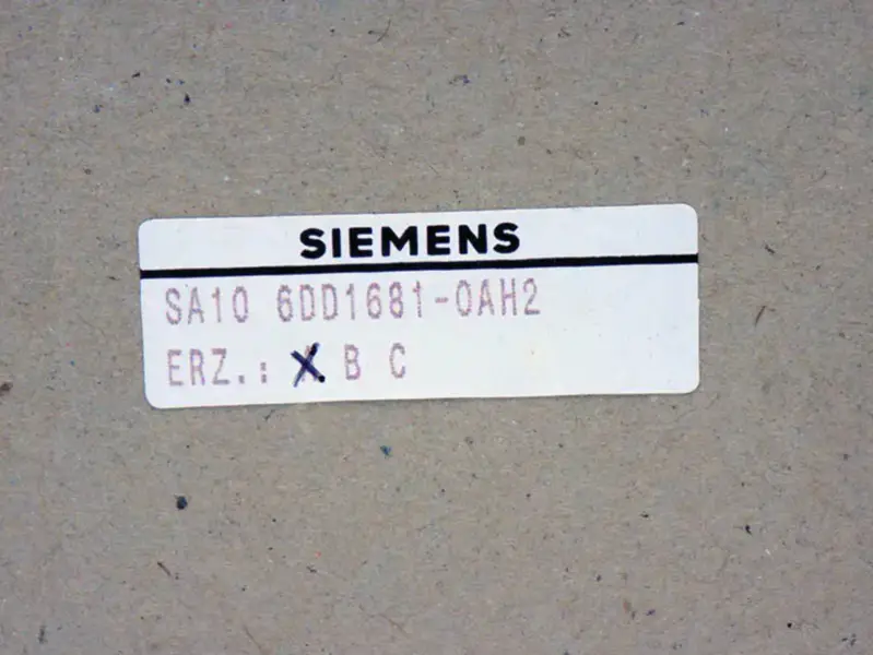 Siemens 6DD16810AH2