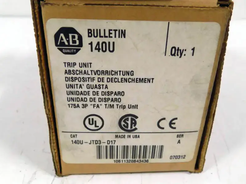 Allen-Bradley 140UJTD3D17