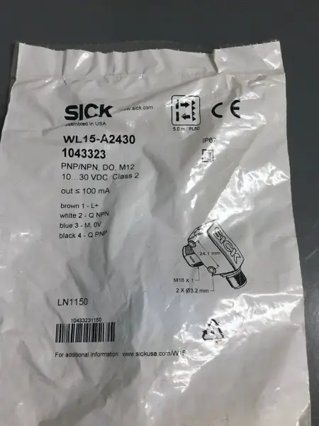 SICK OPTIC ELECTRONIC WL15-A2430
