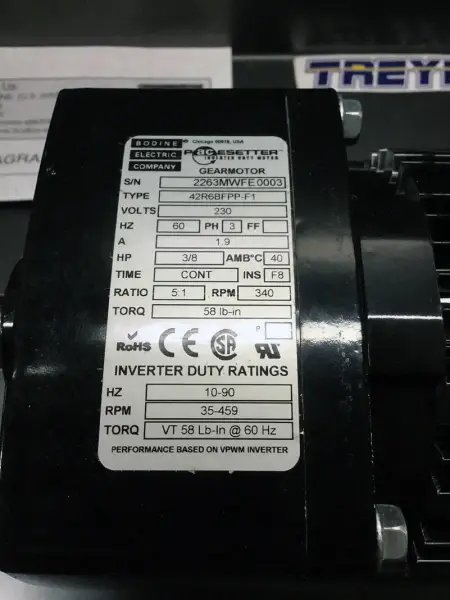 BODINE ELECTRIC 42R6BFPP-F1