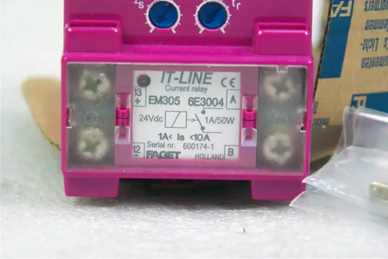 RELÉ FAGET IT-LINE EM305 6E3004 NOVÉ V KRABICI NIB EM305