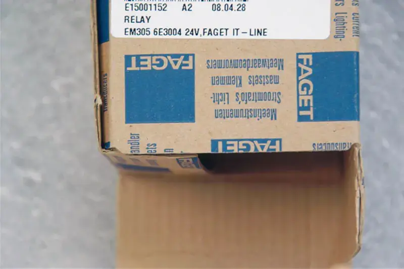 RELÉ FAGET IT-LINE EM305 6E3004 NOVÉ V KRABICI NIB EM305