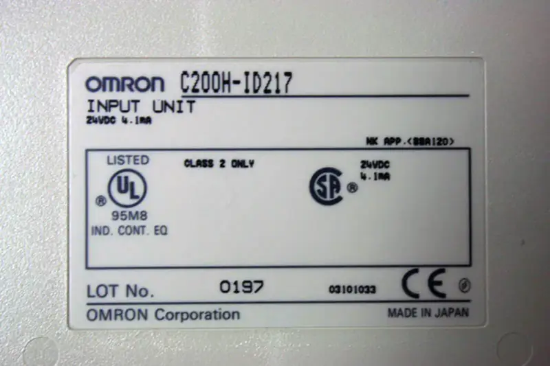 Modul PLC Omron C200HID217 C200H-ID217