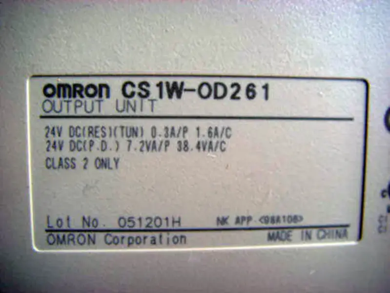Omron CS1W-OD261