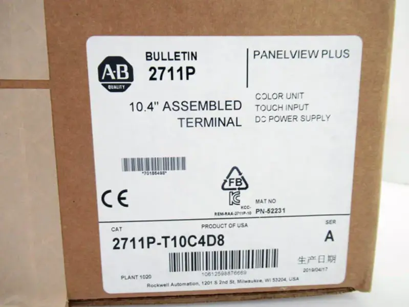 Allen-Bradley 2711P-T10C4D8