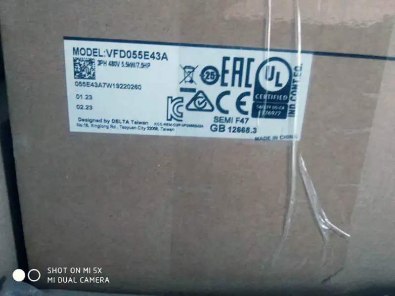DELTA VFD055E43A
