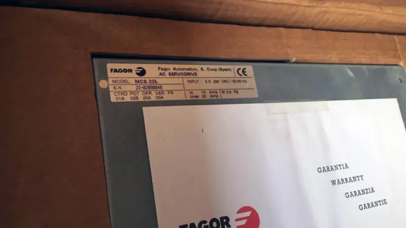 FAGOR MCS-20L