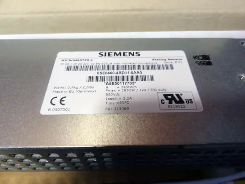 Siemens 6SE6400-4BD11-0AA0