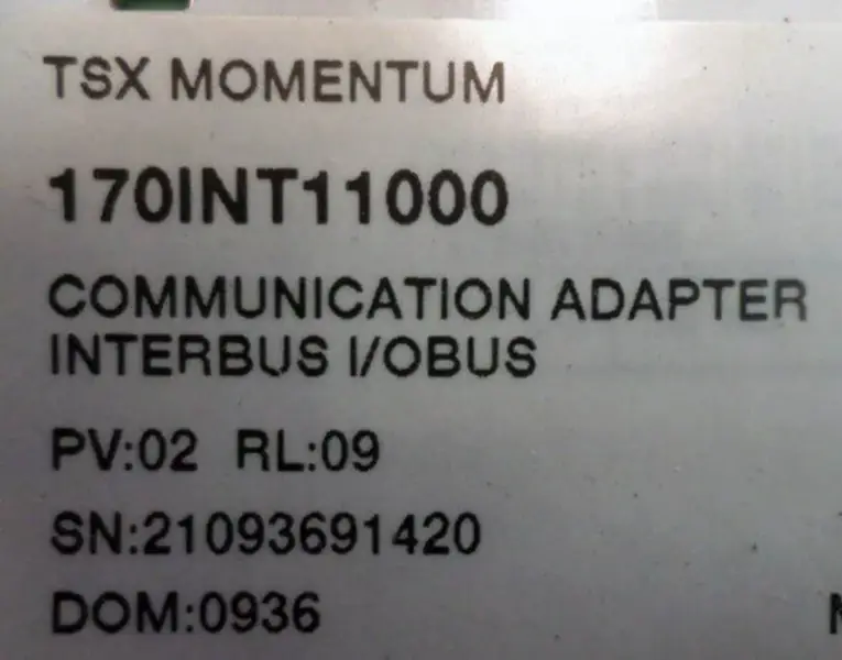 SCHNEIDER ELECTRIC 170INT11000