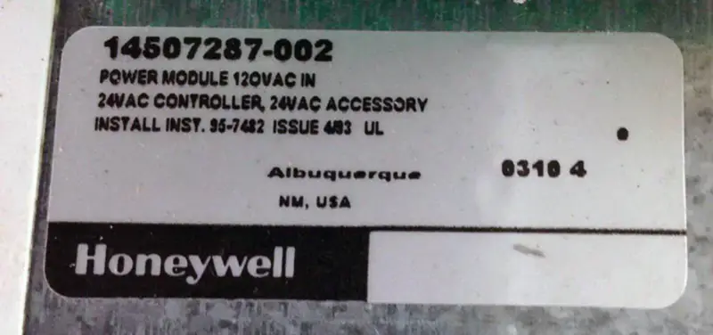 HONEYWELL 14507287-002