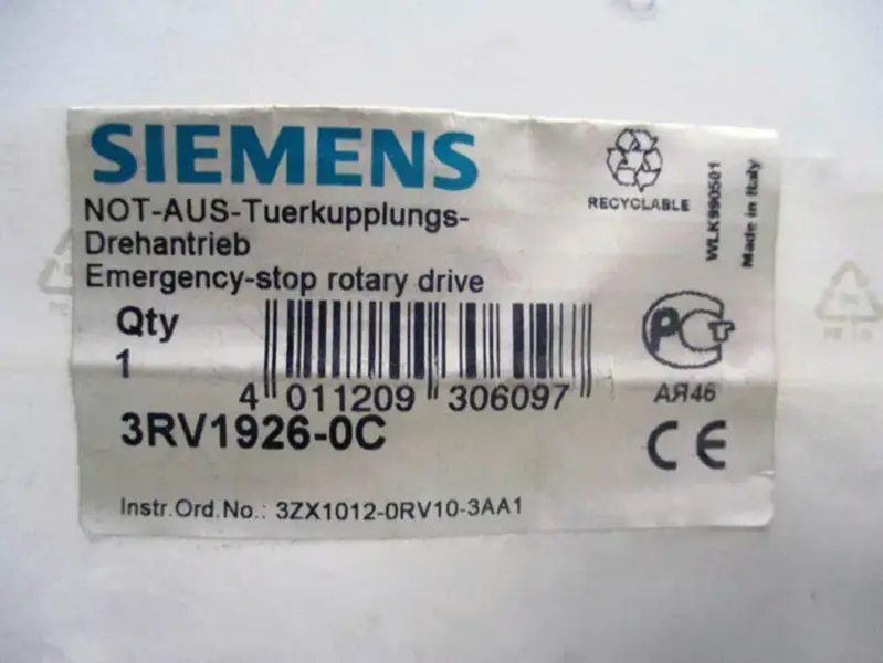 Siemens 3RV1926-0C