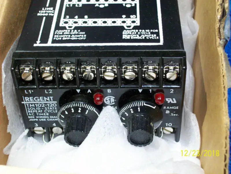 REGENT CONTROLS TM102-120