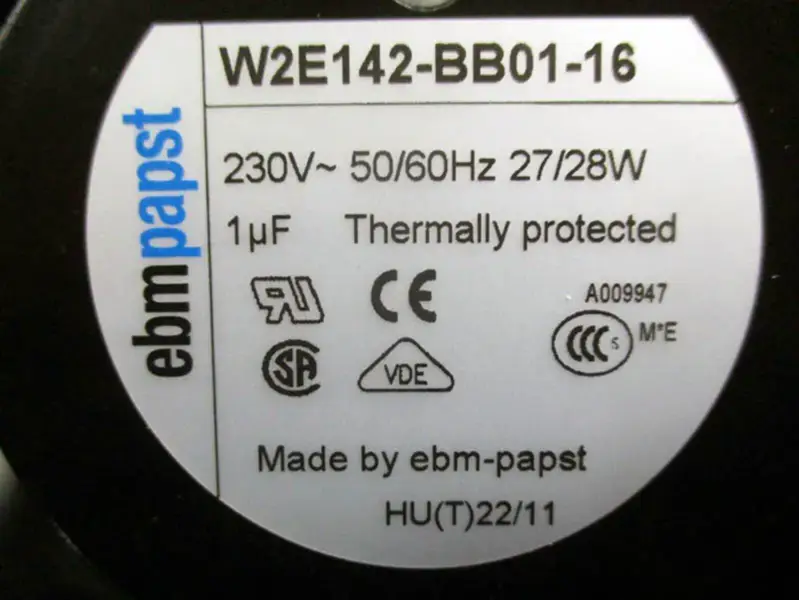 ebmpapst W2E142-BB01-16