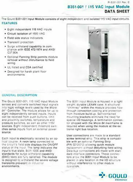 Modicon AS-B351-001