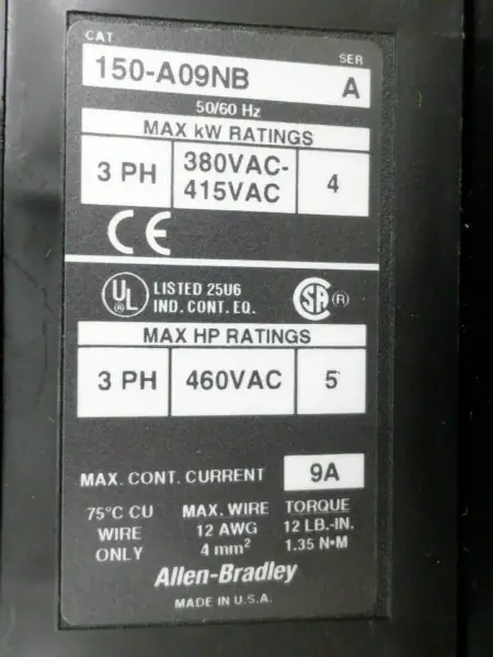 Allen-Bradley 150-A09NB