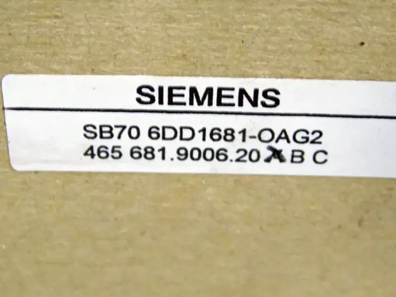 Siemens 6DD1681-0AG2