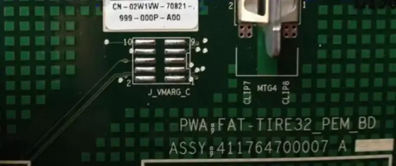 Základní deska serveru DELL PowerEdge R905 CPU 3/4 rozšiřující deska 2W1VW