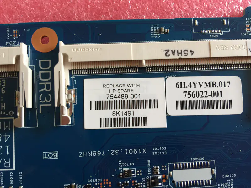 Základní deska HP 754489-001 754489-501 754489-601 i5-4200U 48.4YV09.01N