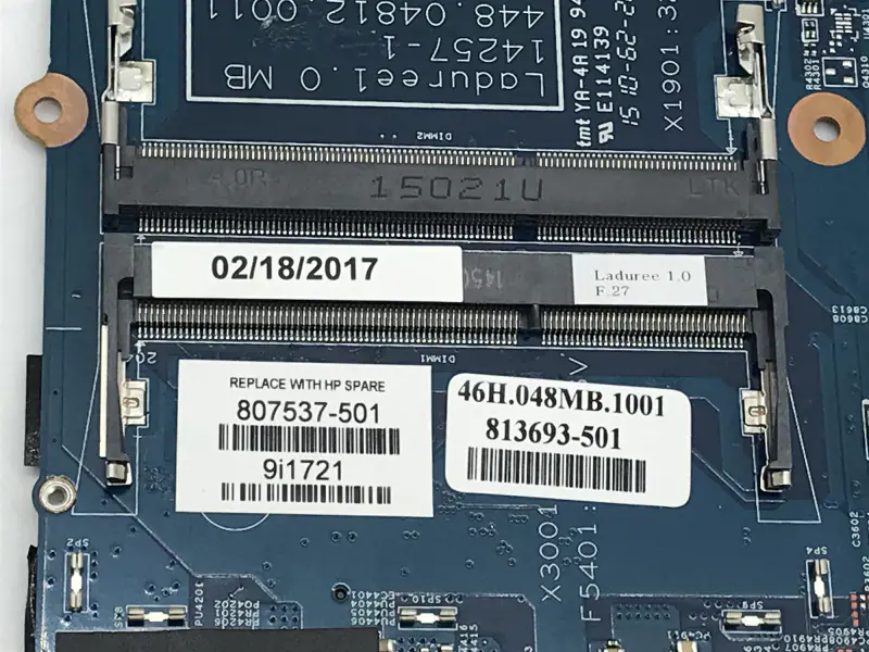 Základní deska HP Zbook Studio G4 921017-001 923148-001 LA-E251P