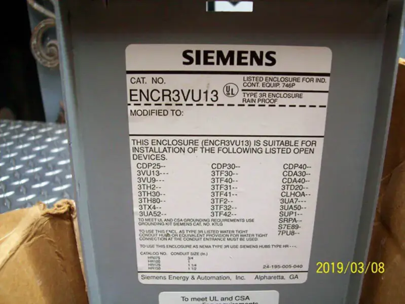 Siemens ENCR3VU13