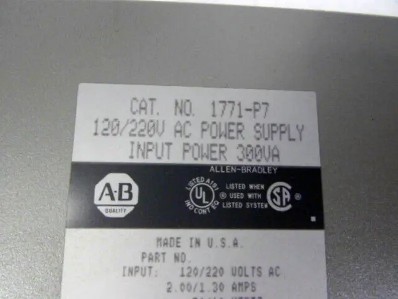 Allen-Bradley 1771P7