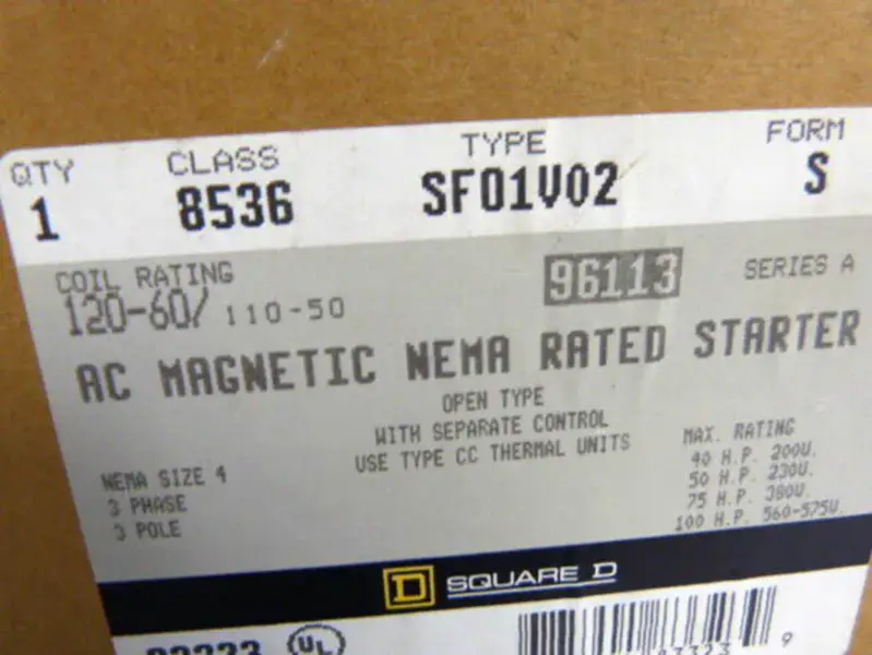 Square D 8536SF01V02