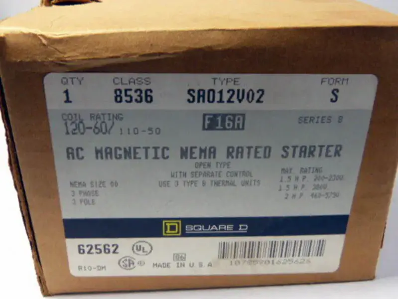 Square D 8536SAO12V02