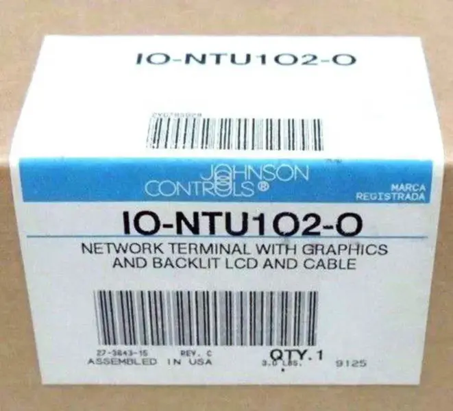 JOHNSON CONTROLS IO-NTU102-0