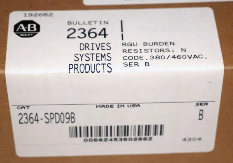 Allen-Bradley 2364-SPD09B