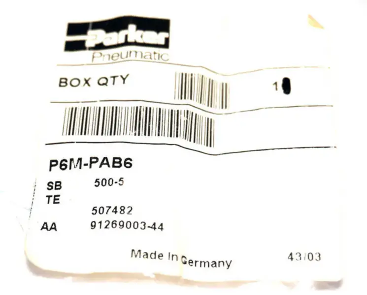 PARKER P6M-PAB6