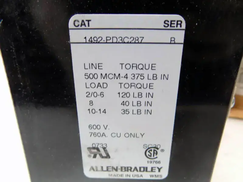 Allen-Bradley 1492PD3C287