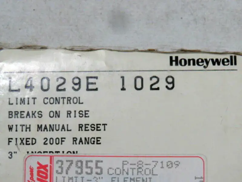 Honeywell L4029E1029