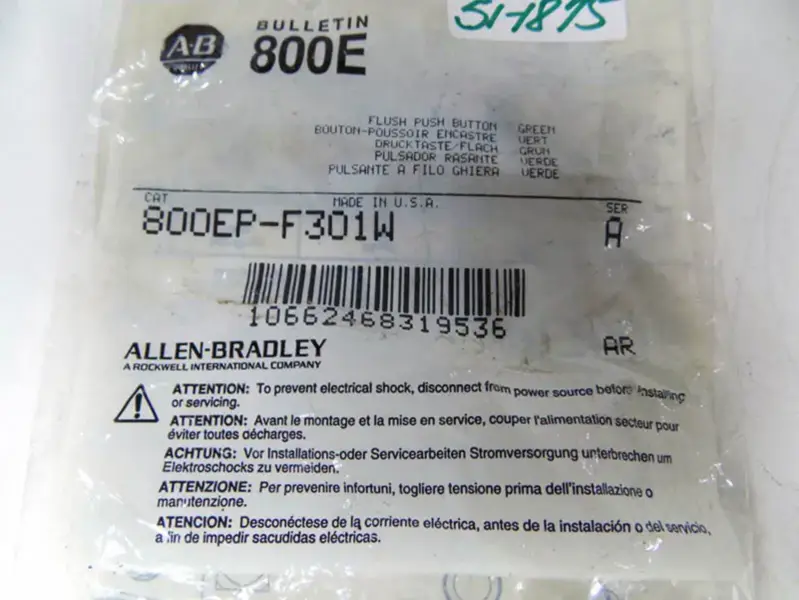 Allen-Bradley 800EPF301W