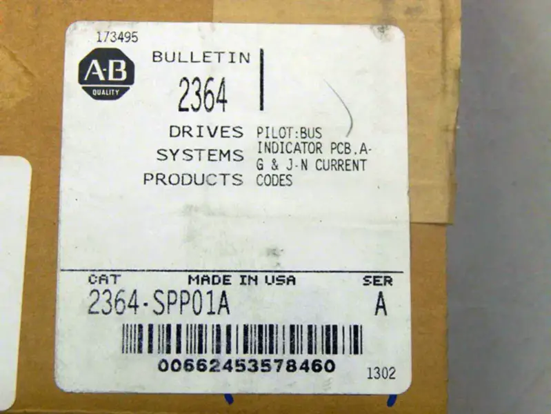 Allen Bradley, AB, Rockwell Automation 2364-SPP01A