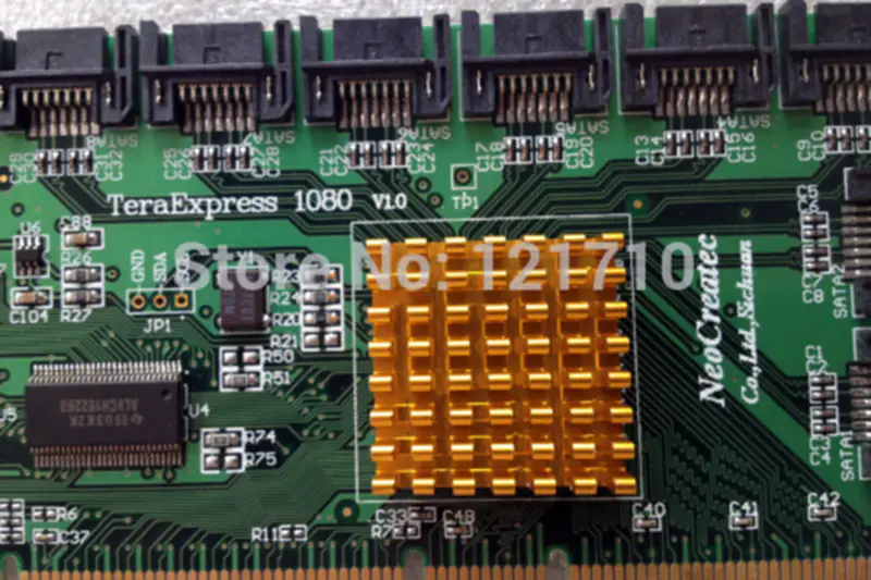 Průmyslový počítač NeoCreatec TeraExpress 1080 v1.0 PCI-X rozhraní 8 Port sata disk Raid karta průmyslová základní deska