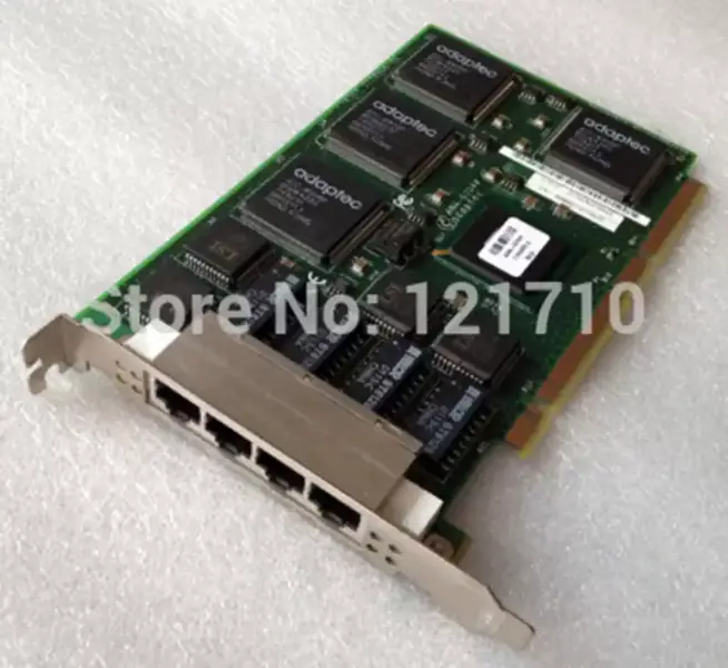 Adaptec ANA-62044 PCI 64 Bit Quad 4 Port Ethernet Lan Adapter Síťové rozhraní průmyslová základní deska