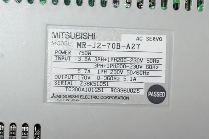 Mitsubishi MR-J2-70B-A27